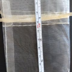 cream organza bags