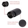 62mm Stainless Steel Exhaust Pipe Trim Car Tip Tail Muffler Tail Throat Black For Universal Auto Styling Image 7