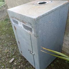 Galvanised boiler house