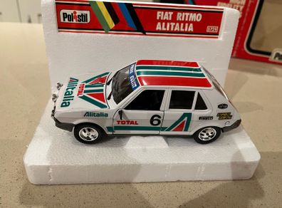 Fiat Ritmo - Strada Alitalia Rally 1/25 Polistil