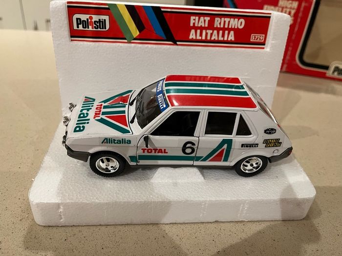 Fiat Rally Alitalia 1/25 Rare Polistil