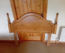 Solid 4 and half foot Headboard in excellent condition
