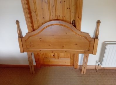 Solid 4 and half foot Headboard in excellent condition
