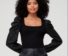 Black sparkly Top