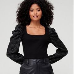 Black sparkly Top
