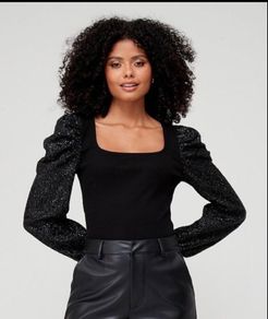 Black sparkly Top