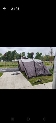 vango cove drive away air beam tent