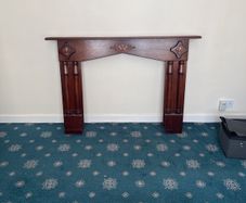 Fireplace frame