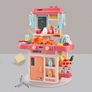Pink Miniature Kitchen Play Set with 42 Accessories Image 4