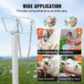 Goat & Sheep Stand, 47x23 inch Livestock Stand, Metal Livestock Milking and Shearing Stand 21" to 33" Adjustable Height Image 6