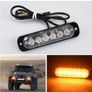 4pcs 12/24v  truck LED lights, 6SMD grille light strips, car lights, trailer lights, amber Image 6