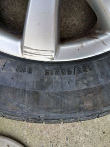 Vw golf spare wheel