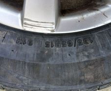 Vw golf spare wheel