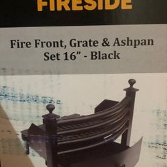 16" fire front, grate and ash pan