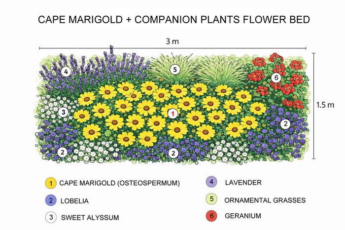 (D) Cape Marigold Yellow seeds 0.5g