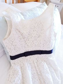 Off White Mini Dress - Size 6-8