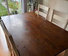 Dining table and chairs