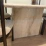Dining Table + 4 Chairs - Solid Marble Top Image 3