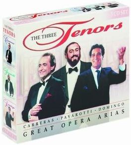 The Three Tenors. Great Opera Arias. 3 x CD. Boxset. Free Postage!