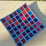 A colorful mosaic tray made of aluminum and enamel by Azeti Image 6