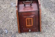 Edwardian mahogany coal scuttle