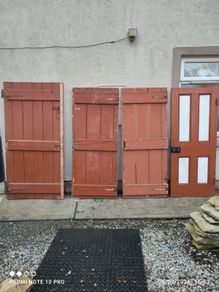Antique pine doors