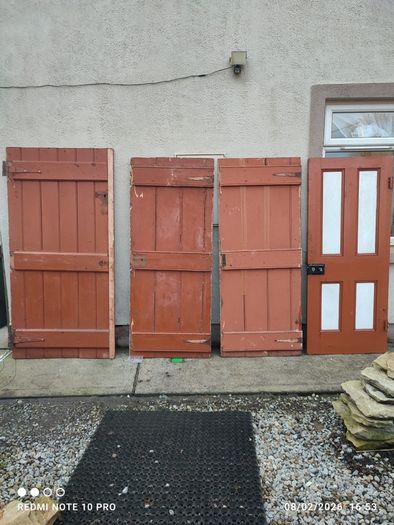 Antique pine doors