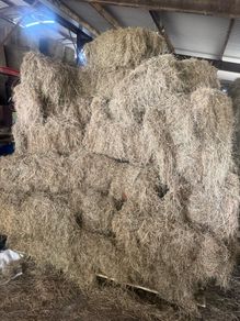 Hay square and round