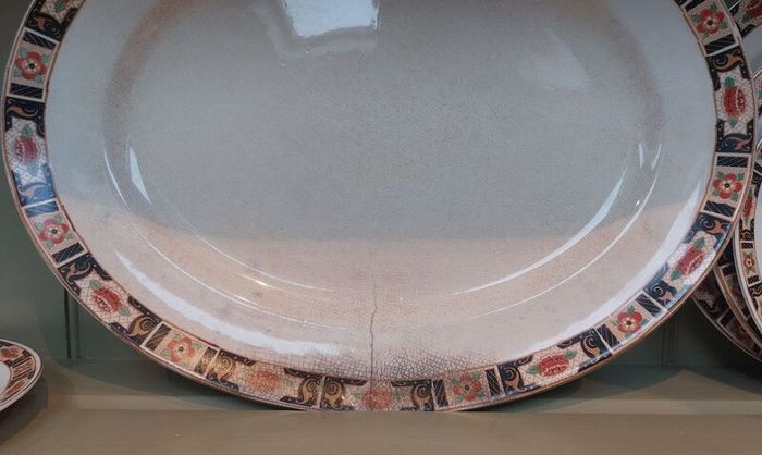 Amazing and Rare Arklow Pottery-Avoca Ware in Pattern Number 878, From the Very Early Days of Arklow Potterys Production, Circa 1936, Mixed Used Condition, Display Only