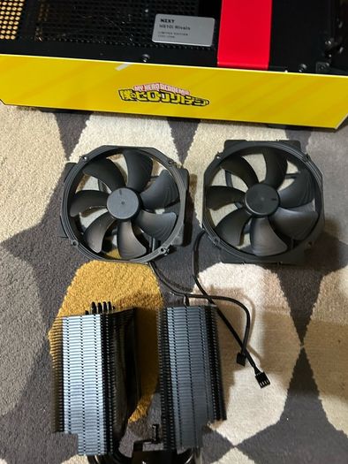 pc case with fans and cooler