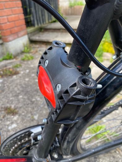 Polisport bike seat incl. frame bracket. Up to 22kg