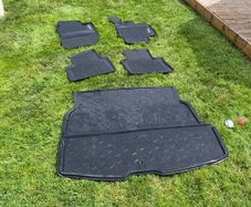 Toyota Rav 4 rubber floor mats and boot liner 2025