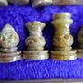 Chess Set made from Stone and Wood 6,5" x 6,5" Image 9