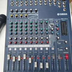 Yamaha Mixer, 4 x Microphones and 3 x Microphone stands
