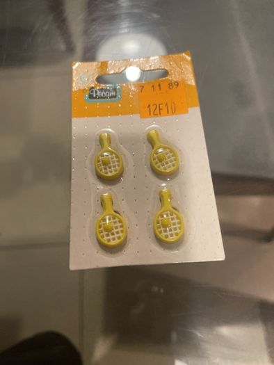 vintage buttons on card