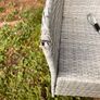 Grey Ratan Table and Chairs for patio Image 7
