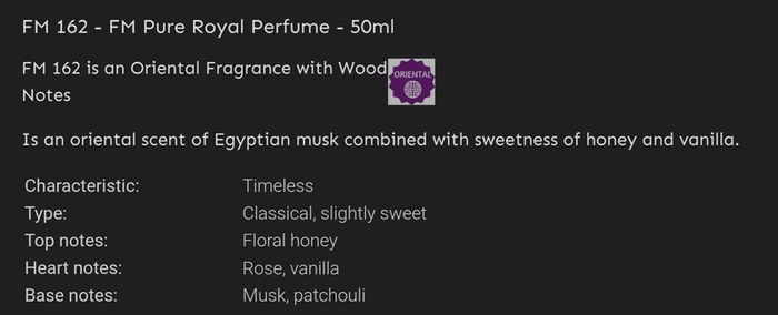 Only 1 Each!! Brand New FM Perfume & Aftershave