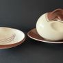 Vintage Carlton Ware Jam / Condiment Pot and Dish Image 2