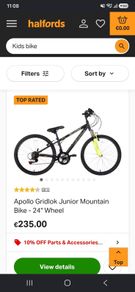 Apollo kids mountain bike