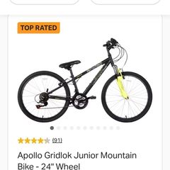 Apollo kids mountain bike