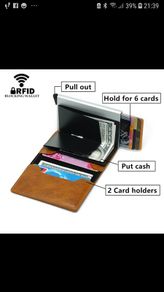 RFID Anti Theft Card Wallets. Double