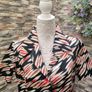 Vintage 70s Retro Shirt dress with dagger collar UK 12 Postage Included Image 9