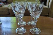 Vintage wine glasses