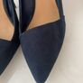 Next Navy Shoes Stillettoes Image 4