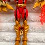 2005 Vintage Power Rangers Mystic Force Red Ranger to Fury Dragon Loose Head approx. 18 cm. Used Please see photos Image 6