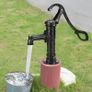 Antique Well Hand Pitcher Pump, 22 ft Maximum Lift, Cast Iron Manual Hand Water Pump with Ergonomic Handle G1-5/8" Easy Installation, Old Fashioned for Outdoor Home Yard Garden Pond Farm, Black Image 4