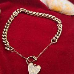 Vintage 9ct yellow gold bracelet