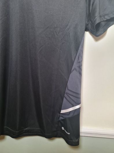 Mens Adidas Manchester United Football Shirt Training Jersey Black 2022-2023 Size Large
