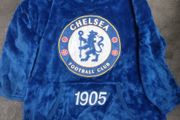 Chelsea fleece-hooded blanket poncho