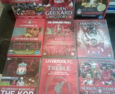 Liverpool Fc Dvd Collection Bundle Fa Cup Champions League Steven Gerrard Etc.